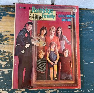 Vintage 1972 The Partridge Family A Coloring Book David Cassidy Susan Dey