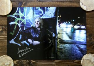 Lucinda Williams Signed Poster 18 " X 12 " Autographed Full - Color