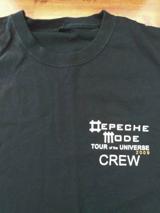 Vintage Depeche Mode 2009 Crew Only T Shirt.