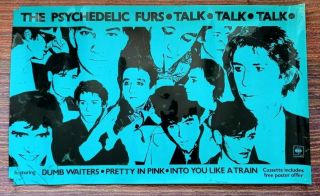 The Psychedelic Furs - 1981 Talk Talk Talk Promo Poster