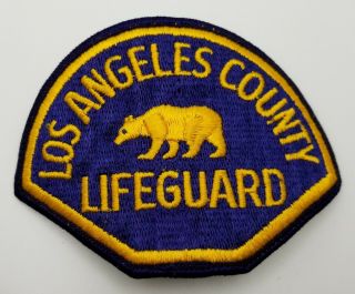 Authentic From Baywatch Show " S Costume Designer L.  A.  County Lifeguard Patch.