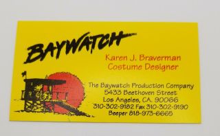 AUTHENTIC from Baywatch show 