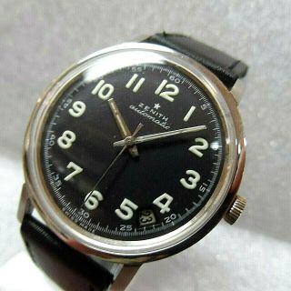 Vintage Zenith Military Dial Automatic Watch