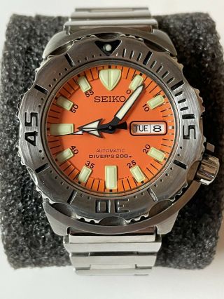 Seiko Orange Monster 1st Gen.  Wrist Watch Skx781 Scuba Diver 