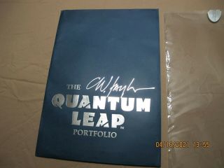 Vtg Quantum Leap Portfolio 7 Pc 11 X 16 Prints