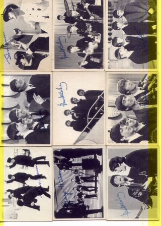 Beatles 1964 B&w Series 2 Two Bubble Gum Trading Card Complete Full Set Of 55