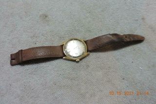 Vintage Tissot Visodate Seastar Automatic Mens Gold Plate Wristwatch