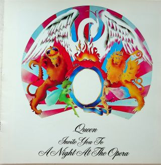 Queen - A Night At The Opera Live Tour Usa Programme 1976 Freddie Mercury Ex