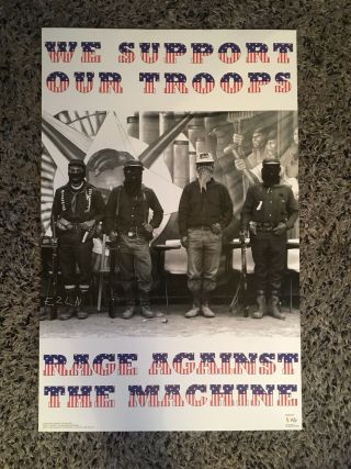 Rage Against The Machine - We Support Our Troops Poster 24” X 36”