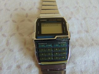 Vintage Casio Calculator Databank Dbc 1500 Digital Watch