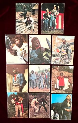 1974 Japan Tv Saru No Gundan / Army Of The Apes / Time Of The Apes Cards Planet