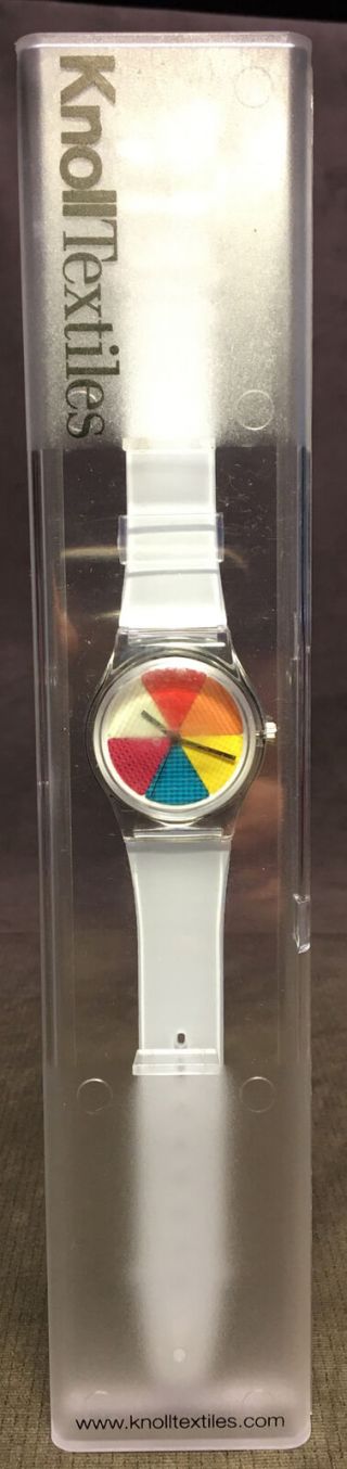 Knoll Textiles Furniture MCM Design Rare Promotional Watch Swatch Saarinen 3