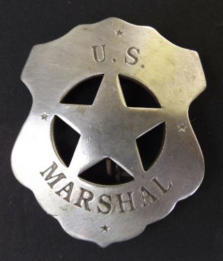 Gunsmoke Us Marshal Badge,  Boxed,  Old West,  Rustic,  Dodge City,  Matt Dillon