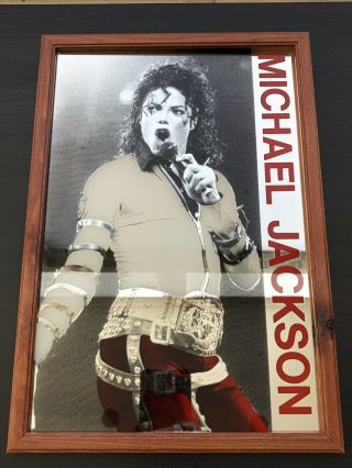 Michael Jackson Man In The Mirror - Bad Era Mirror 1987