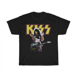 KISS 1987 Crazy Nights Paul Stanley with Guitar “Life is Like Sex” shirt 2