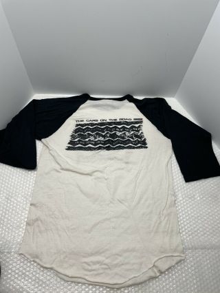 VTG CONCERT TEE 1982 THE CARS SHAKE IT UP ON THE ROAD RAGLAN THE KNITS XL SHIRT 2