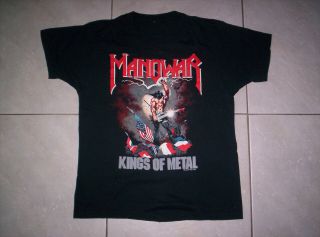 Manowar - Kings Of Metal - European Tour 1989 Vintage Shirt