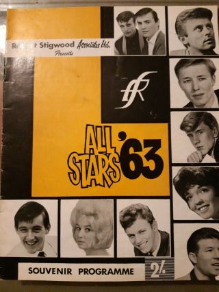 Concert Programme All Stars 1963,  Ticket
