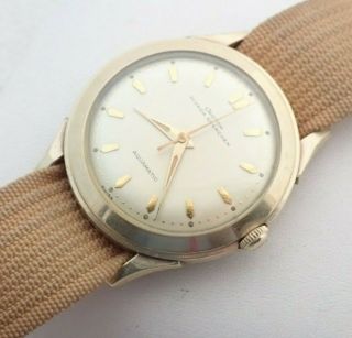 Vintage Mens Swiss Croton Nivada Grenchen Aquamatic Wristwatch Watch