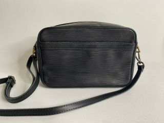 Vintage Louis Vuitton Epi Leather Shoulder Bag Trocadero Black