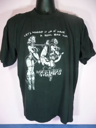 The Cramps Authentic Vintage 1986 T - Shirt,  Xl,  100 Cotton