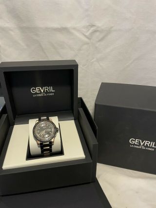 Gevril Seacloud 45mm Rose Gold/ Black Quality Piece 2