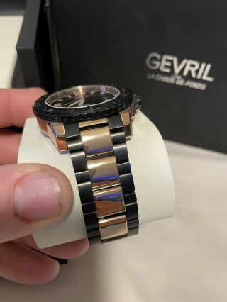 Gevril Seacloud 45mm Rose Gold/ Black Quality Piece 4