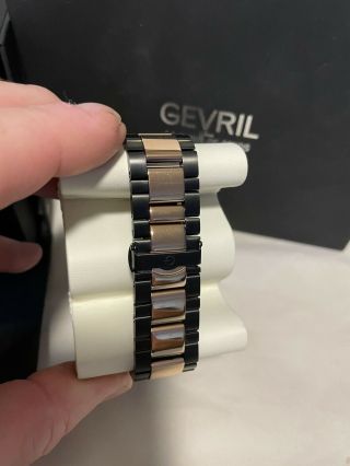 Gevril Seacloud 45mm Rose Gold/ Black Quality Piece 5