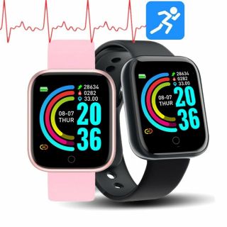 2021 Men Women Smart Watch Waterproof Fitness Tracker Heart Rate Monitor