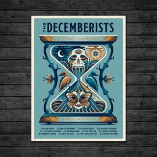 Dkng The Decemberists Gig Poster (2018 Tour - Vip Leg 2)