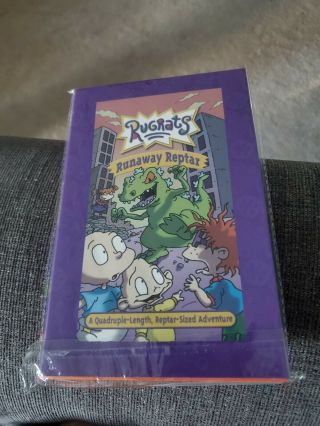 Nickelodeon Rugrats Runaway Reptar Orange Vhs The Nick Box Spring 2021 Notebook