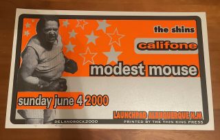 Modest Mouse Concert Poster 6/4/2000 Albuquerque Nm