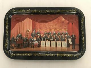 Lawrence Welk And Champagne Music Makers 14x9 Metal Tv Snack Tray