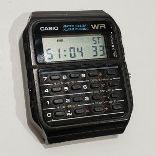 Casio Calculator Watch 437 Ca - 53w Korea - Stop Watch,