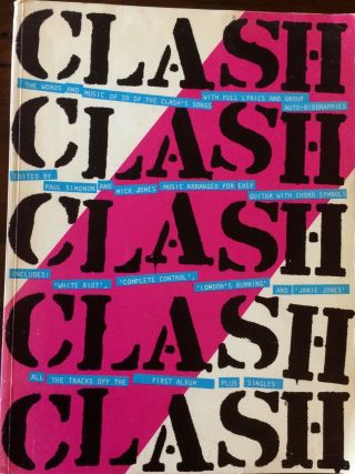 The Clash Songbook 1978 Isbn 0.  86001 - 543.  2
