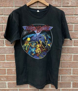 Vintage Aerosmith Rock Concert T - Shirt 70s 80s World Tour 1979
