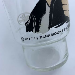 Vintage 1977 The Fonz Fonzie Happy Days Dr Pepper Glass Paramount Pictures 3