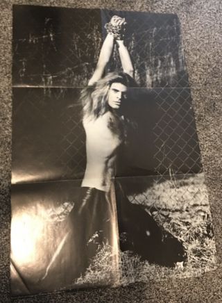 David Lee Roth Van Halen Women And Children First Poster Vintage
