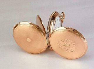 Antique 1900 Waltham Pocket Watch In 14k Gold Filled Hunter Case Size 12 - Runs