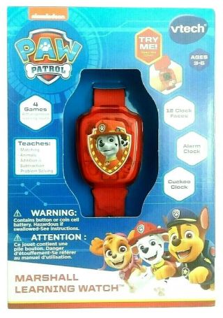 Paw Patrol Marshall Learning Watch Red Interactive Educational Toys Games