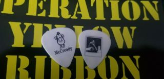 Pearl Jam Pick Mike Mccready White Potatohead/polaroid Guitar Pick