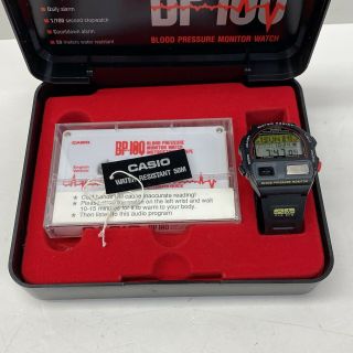 Casio Bp 100 Blood Pressure Monitor Watch Complete