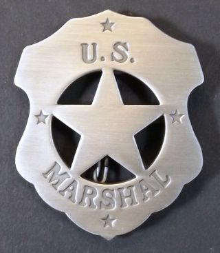Mini Gunsmoke Us Marshal Badge,  Boxed,  Old West Western,  Dodge City,  Matt Dillon