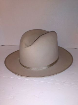 Vintage Royal Stetson Mens Tan Fedora Hat Size 7 1/4 Pre - Owned