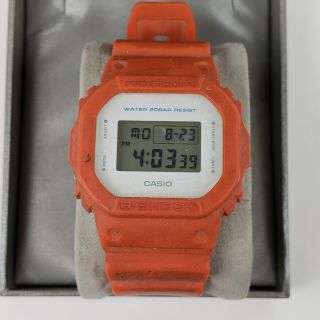 Rare Discontinued Casio G - Shock Classic 5600 Digital Watch Dw5600m - 4 Orange