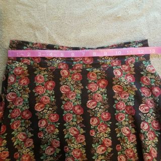 Gunne Sax Cabbage Rose Skirt 3