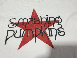 Rare Vintage Smashing Pumpkins Just Say Maybe 90s Tour T Shirt Grunge Alt Rock