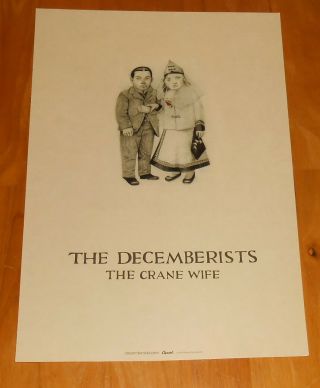 The Decemberists The Crane Wife Poster 2006 Promo 11x17