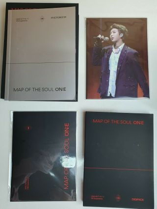 Bts Map Of The Soul On:e Blu Ray 3 Disc,  Photobook,  Stand,  Postcard No Photo Card