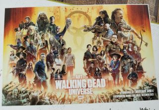 The Walking Dead Universe Poster Amc Twd The Walking Dead Supply Drop Exclusive